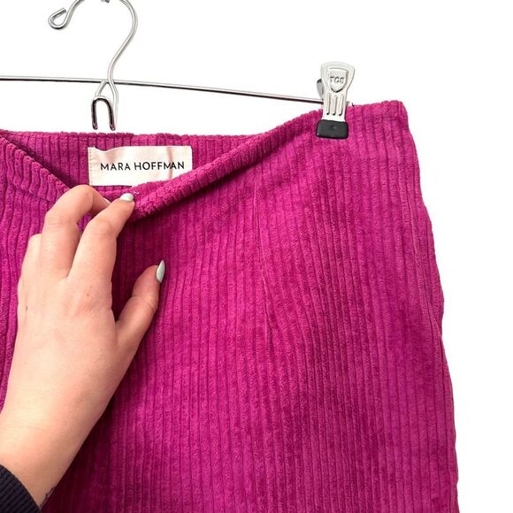 MARA HOFFMAN Lucy Corduroy Ankle Pant Sz 8‎ - Picture 3 of 5